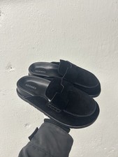 AUTENTICO HERMES H logo Mule