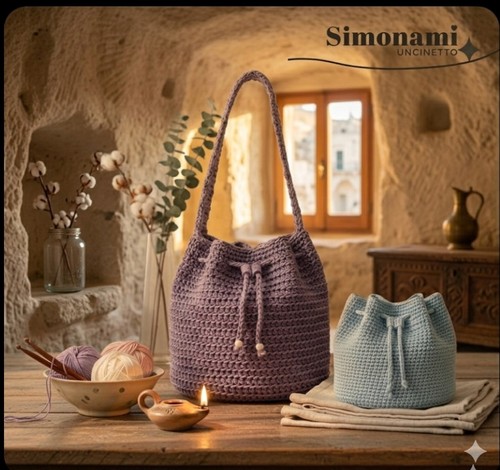Borsa secchiello simonami - secchiello,