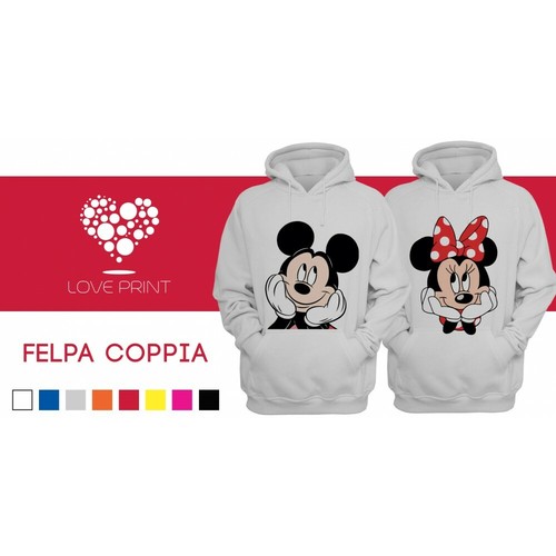 Coppia felpe love - di,