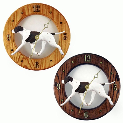 Inglese pointer legno orologio - legno,