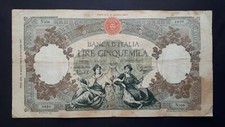 BANCONOTA LIRE 5000 REPUBBLICHE MARINARE 24-03-1955  ENTRA ALTRE FOTO