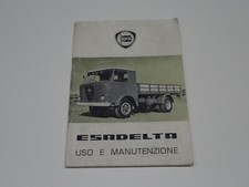 LANCIA ESADELTA AUTOCARRO LIBRETTO USO E MAUNUTENZIONE 1959