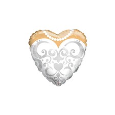 Palloncino Abito Sposa cuore