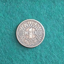 Spagna 1944 peseta una - ,