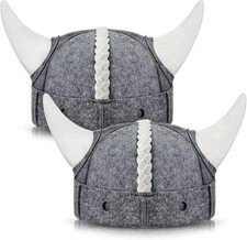 2 Pcs Sauna Hat Viking Russian