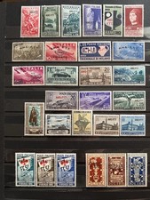 Lot Timbres Italie AMG-FTT