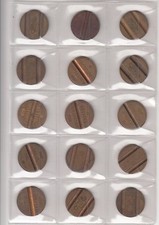 BLOCCO DI 15 GETTONI TELEFONO VINTAGE ANNI 1970 PREZZO REGALO VEDI FOTO GETTONE