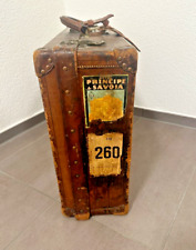 Louis Vuitton Valigia Vintage Pelle LV Parigi Londra 1900-1910 Autentica Rara!