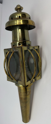 Antica lampada olio carrozzina