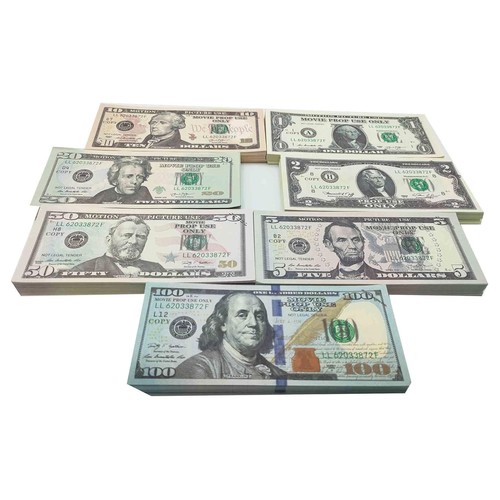 140 pezzi prop money - pezzi,