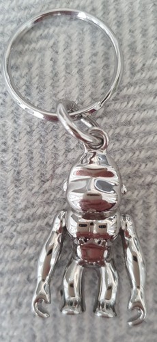 Kipling silver monkey keyring - silver,
