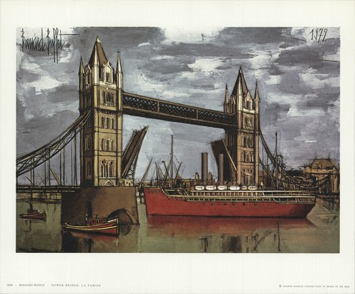 Bernard buffet london bridge - buffet,