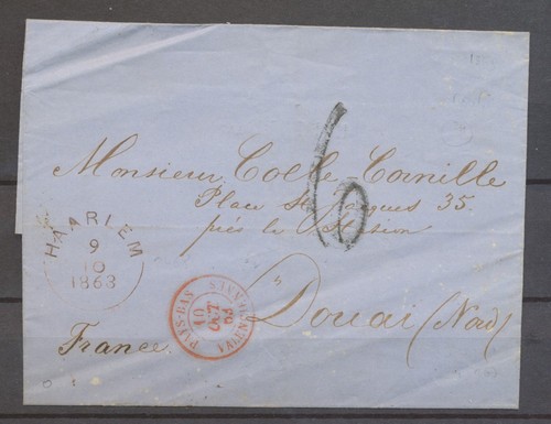 1863 lettre cachet - lettre,