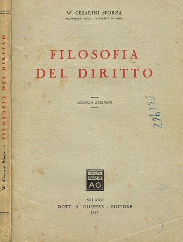 Filosofia del diritto - .,