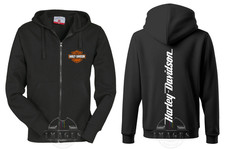 FELPA HARLEY DAVIDSON FULL ZIP CAPPUCCIO MOTOR COMPANY HOODIES MOTOR CYCLES