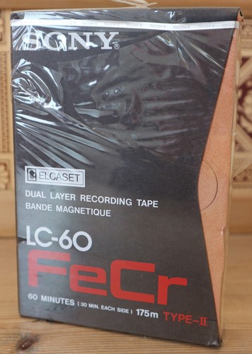 Sony elcaset fecr - elcaset, lc-60