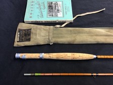 Vintage Hardy The C C De France 8ft 5" palakona 1954 con guida pescatori