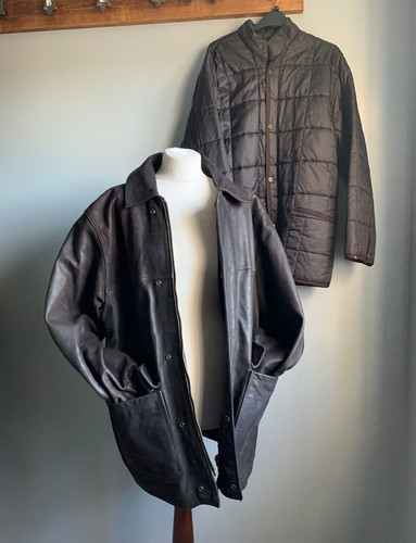 Vintage giacca pelle - giacca,