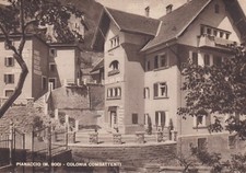 CARTOLINA *8 PIANACCIO m.800 EMILIA ROMAGNA COLONIA COMBATTENTI STORIA VIAGGIATA