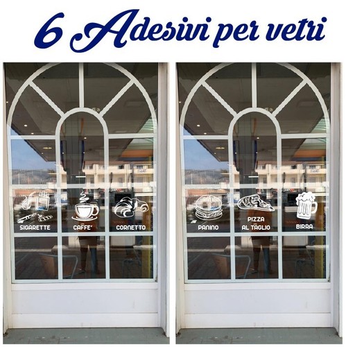Adesivi vetri vetrine - vetri,