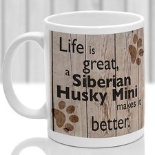 Siberian Husky Mini  dog mug