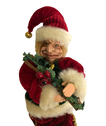 Elfo natale figura - figura, bambola