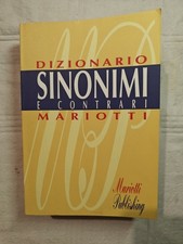 Dizionario sinonimi e contrari