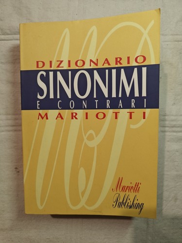 Dizionario sinonimi contrari - dizionario,