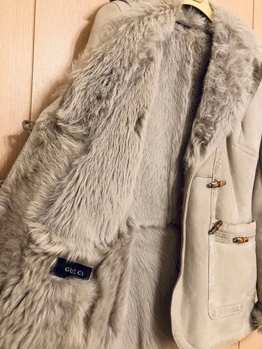 Gucci beige suede - beige,