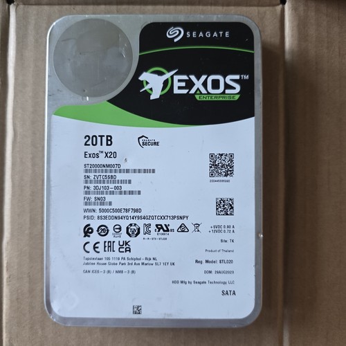 Seagate exos x20 20tb - seagate,