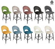 Sgabello cucina imbottito, sgabello alto mod. Zoe