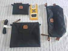 Bric's borse set 3 donna Borsa a mano pochette trousse nero chiusura cerniera