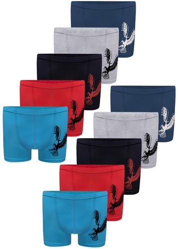Boxer ragazzo aquila cotone - boxer,