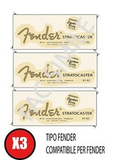 3 DECAL TIPO FENDER RELIC
