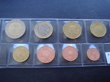 Austria anno 2009 UNC coin set da 1 centesimo - 2 euro totale 8 monete 3,88 euro 