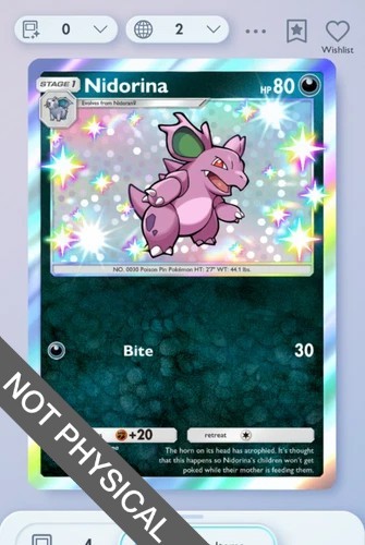 Pokemon tcg pocket nidorina - tcg,