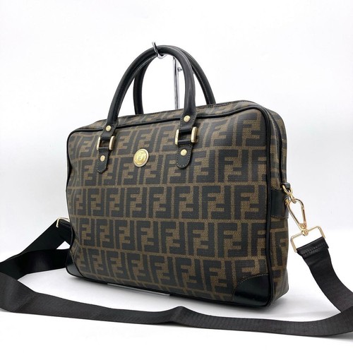 Fendi way business bag zucca - business,