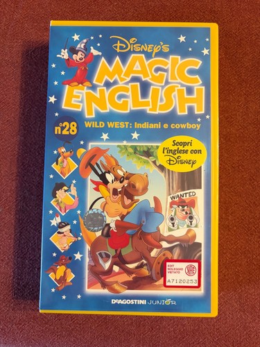 Vhs disney magic english - vhs,