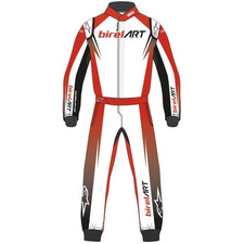 Birel ART F1 2025 Go Kart Racing Suit, free (Balaclava) CIK/FIA Level 2 Approved