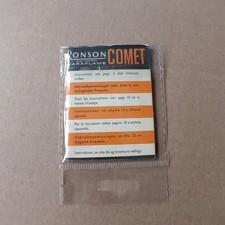RONSON COMET ACCENDINO MANUALE ISTRUZIONI BROCHURE 1966 VARAFLAME