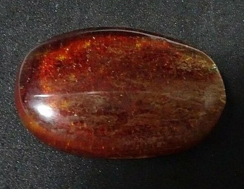 Cabochon rotondo ambra pietra - cabochon,
