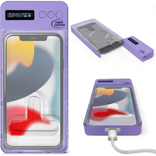 Habit control phone lockbox - control,
