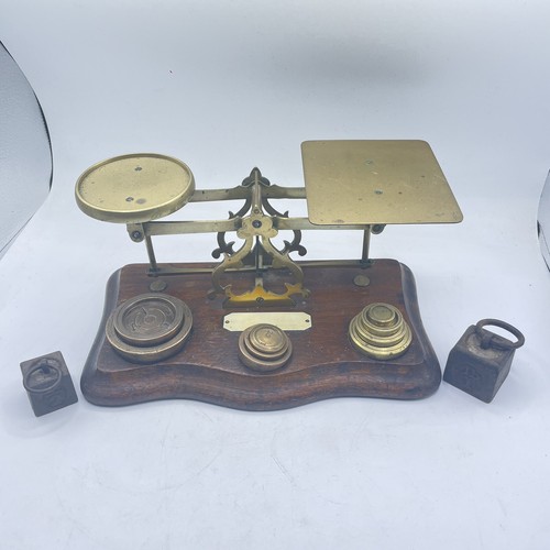 Brass postal letter - brass,