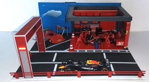 Diorama maquette voiture - diorama/maquette,