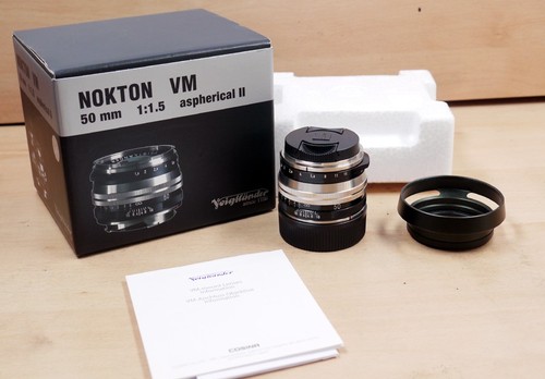 Voigtländer nokton 50 mm - 1,5/50,