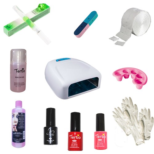 Kit ricostruzione unghie gel - kit,