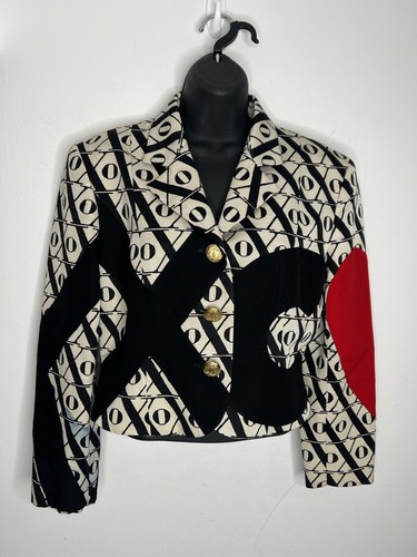 Giacca donna vintage astratta