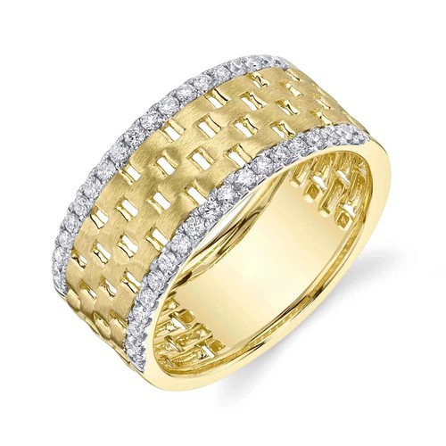 Uomo 14k oro giallo anello - oro,