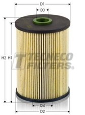 FILTRO GASOLIO A3 GOLF V VI 1.6 2.0 TDI GS0936/1E TECNECO