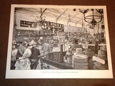 Esposizione macinazione e panificazione Milano nel 1887 Padiglione d'elettricità